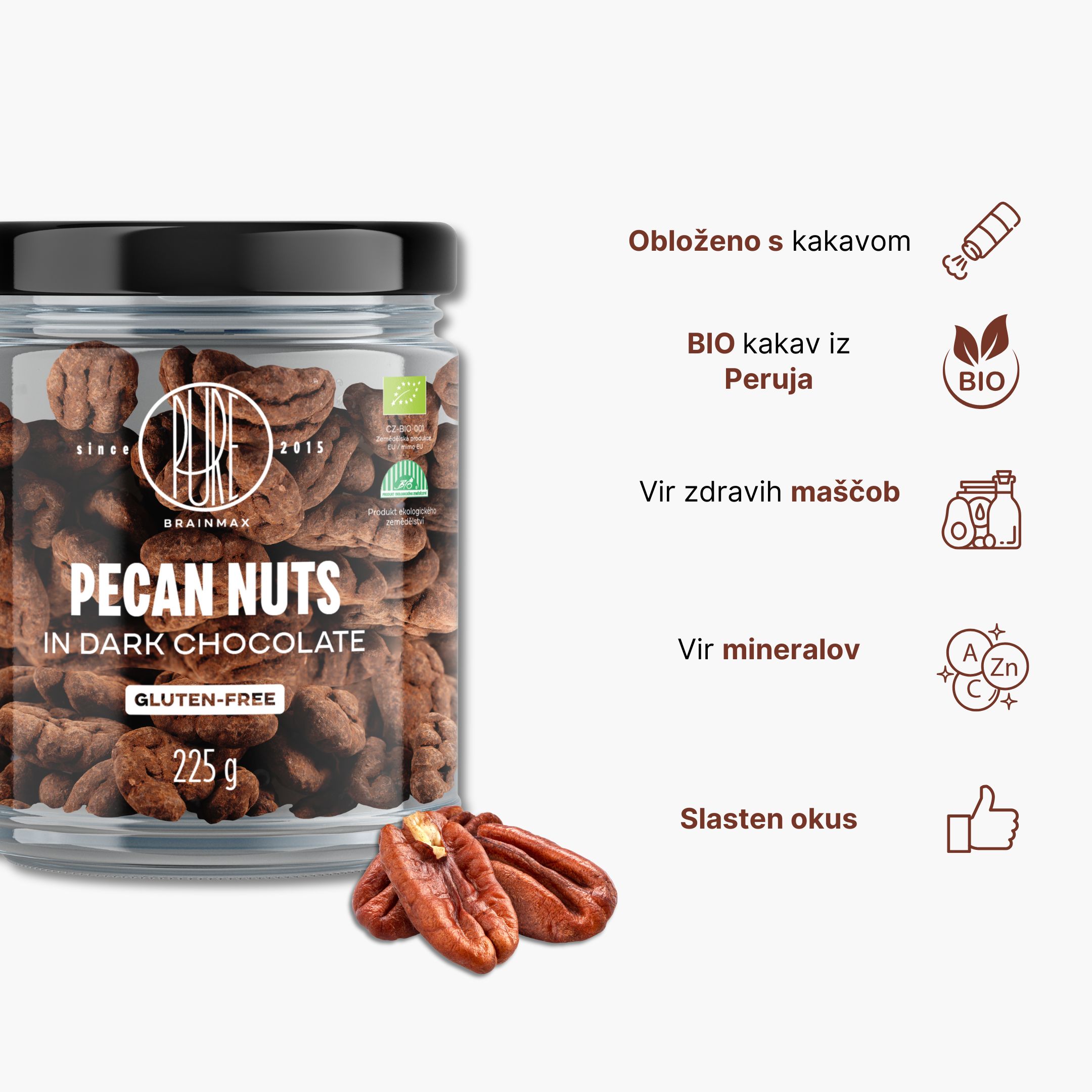 (Slovinština) (Maďarština) BrainMax Pure organic cacao